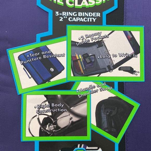 BN CASE-IT The Classic 3-Ring Binder with 2” Capacity - Picture 2 of 3